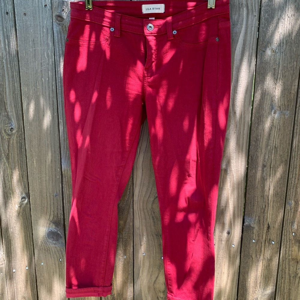 Lila Ryan Sangria Ankle Jeans